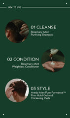 aveda men pure-formance™ thickening paste